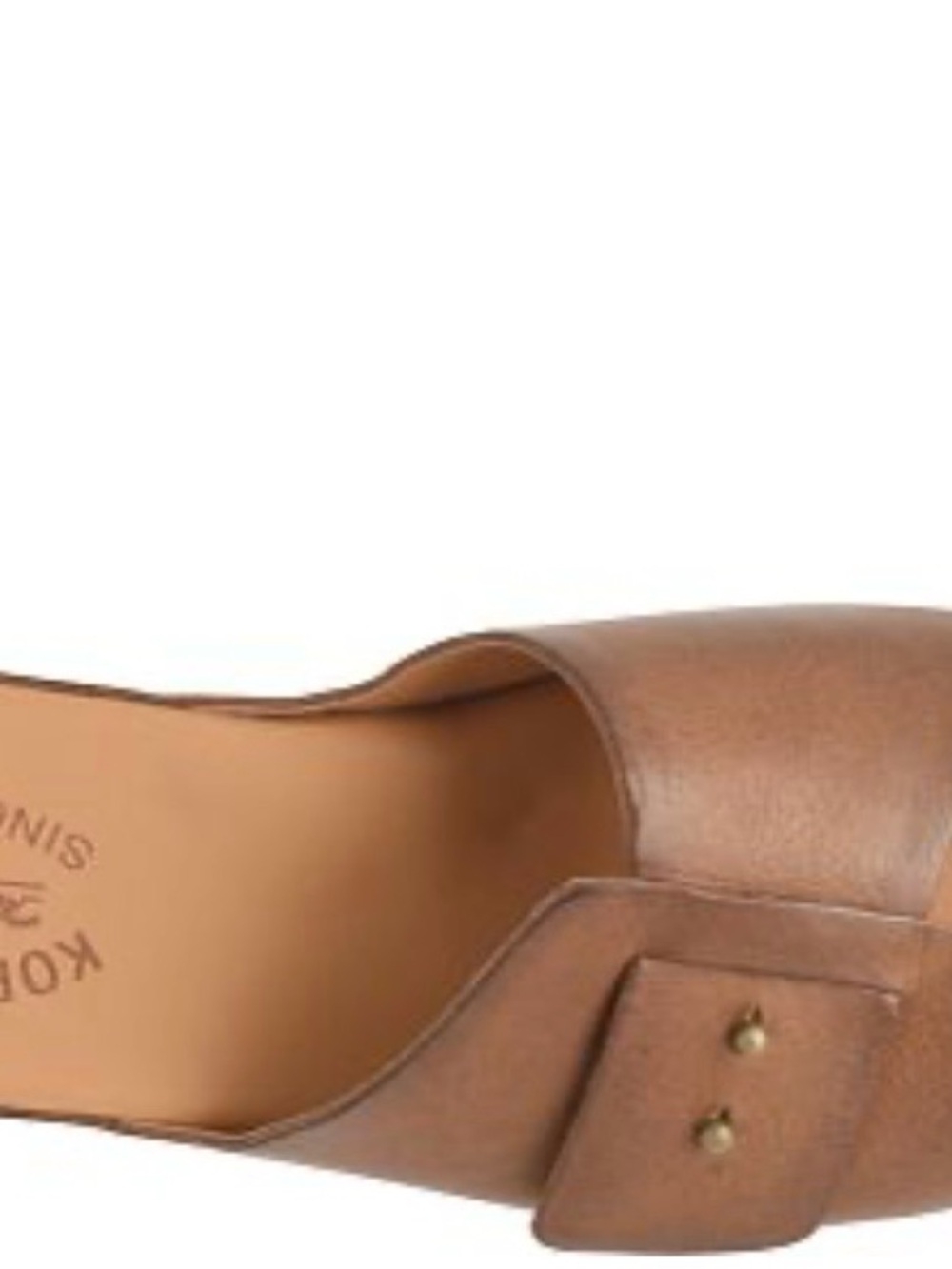 Kork-Ease Women’s Mesa Brown Leather Slip-on Sandal